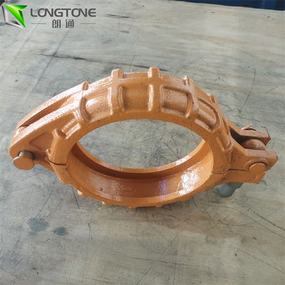 Zacisk pompy do betonu LONGTONE Malowanie odlewane Metalowe zaciski zatrzaskowe 40Cr Stal OEM