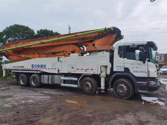33T Używana pompa do betonu, 37-metrowa ciężarówka z pompą cementową ZLJ5293THB125-37