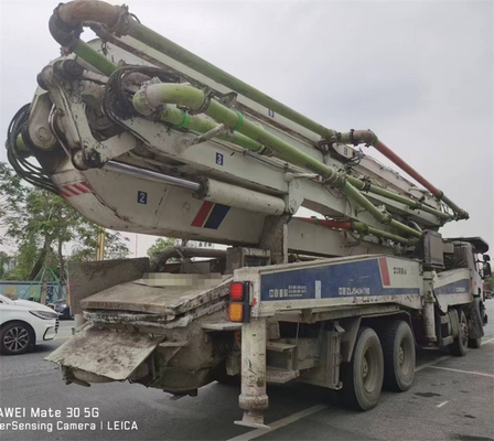 300 KW Używane pompy do przyczep do betonu, przenośne używane ciężarówki z rębakami