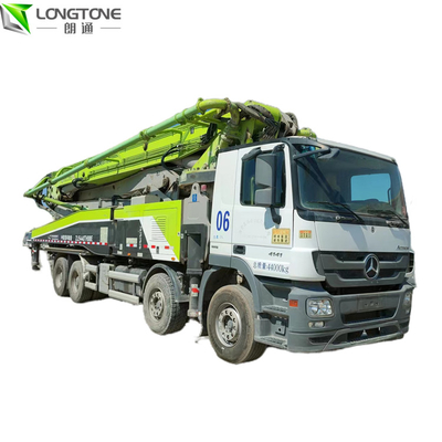 56-metrowa używana pompa do betonu montowana na ciężarówce Hydrauliczna 5-osiowa 600 L